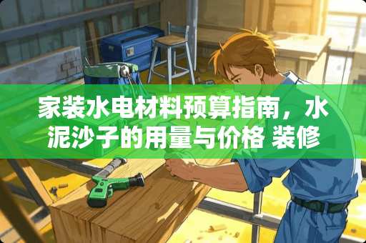 家装水电材料预算指南，水泥沙子的用量与价格 装修水泥沙子怎么预算