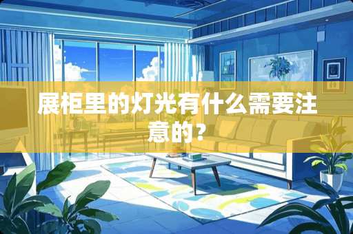 展柜里的灯光有什么需要注意的？