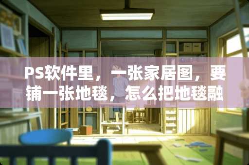 PS软件里，一张家居图，要铺一张地毯，怎么把地毯融洽铺在家具下边 家里安装地暖采暖，家具该怎样布置