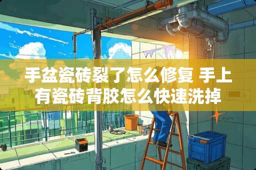 手盆瓷砖裂了怎么修复 手上有瓷砖背胶怎么快速洗掉