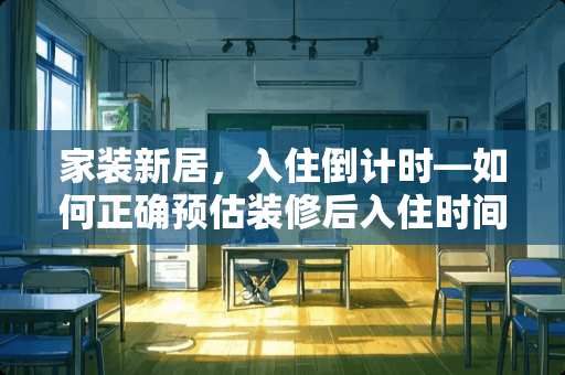 家装新居，入住倒计时—如何正确预估装修后入住时间？装修多久才可住