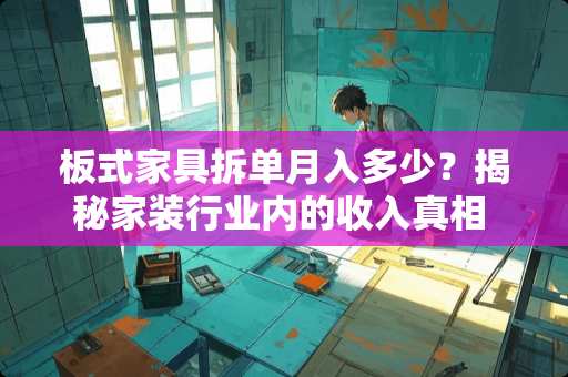 板式家具拆单月入多少？揭秘家装行业内的收入真相 板式家具拆单月入多少