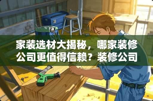 家装选材大揭秘，哪家装修公司更值得信赖？装修公司哪个好些