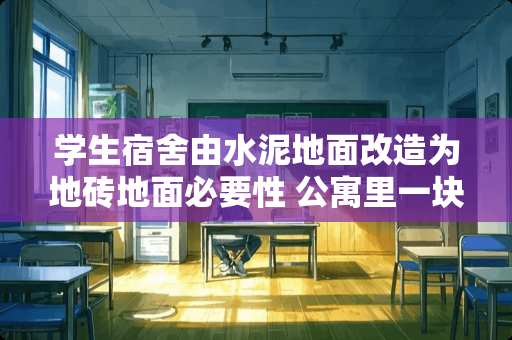 学生宿舍由水泥地面改造为地砖地面必要性 公寓里一块瓷砖多大