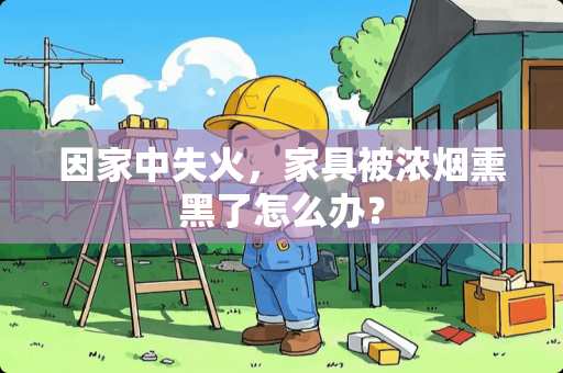 因家中失火，家具被浓烟熏黑了怎么办？