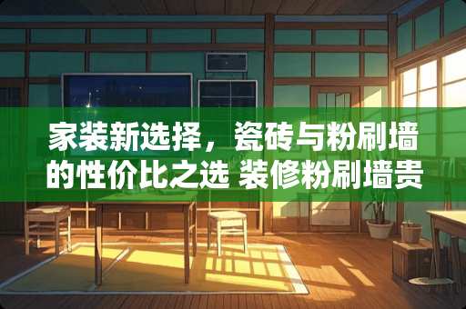 家装新选择，瓷砖与粉刷墙的性价比之选 装修粉刷墙贵吗