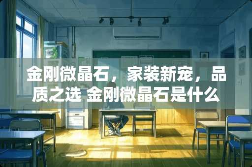 金刚微晶石，家装新宠，品质之选 金刚微晶石是什么瓷砖