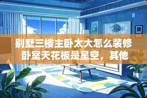 别墅三楼主卧太大怎么装修 卧室天花板是星空，其他墙体弄成什么颜色最好