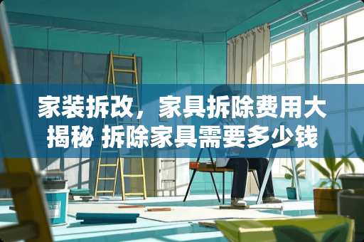 家装拆改，家具拆除费用大揭秘 拆除家具需要多少钱