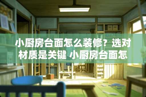 小厨房台面怎么装修？选对材质是关键 小厨房台面怎么装修