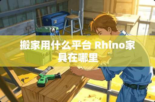 搬家用什么平台 Rhino家具在哪里