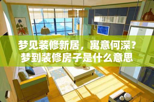 梦见装修新居，寓意何深？梦到装修房子是什么意思