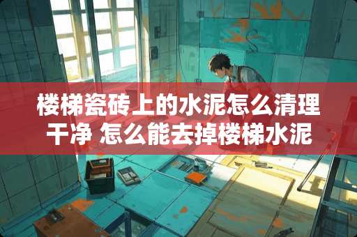 楼梯瓷砖上的水泥怎么清理干净 怎么能去掉楼梯水泥地油污