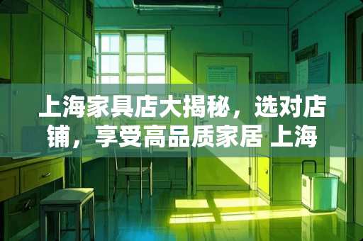 上海家具店大揭秘，选对店铺，享受高品质家居 上海家具店有哪些