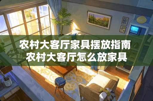 农村大客厅家具摆放指南 农村大客厅怎么放家具