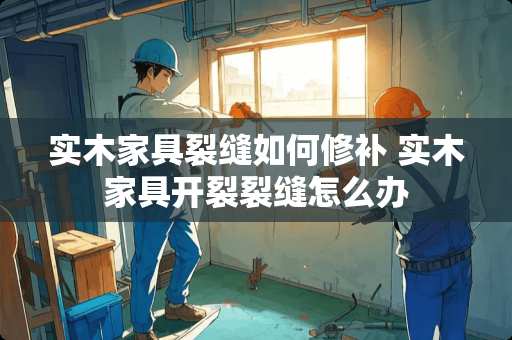 实木家具裂缝如何修补 实木家具开裂裂缝怎么办