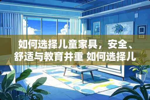 如何选择儿童家具，安全、舒适与教育并重 如何选择儿童家具