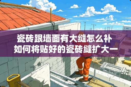 瓷砖跟墙面有大缝怎么补 如何将贴好的瓷砖缝扩大一点要求不蹦瓷