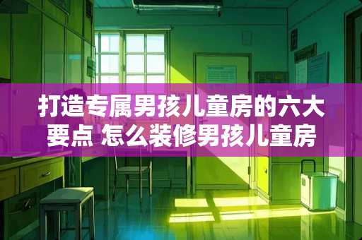 打造专属男孩儿童房的六大要点 怎么装修男孩儿童房