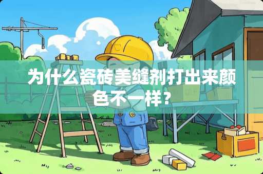 为什么瓷砖美缝剂打出来颜色不一样？