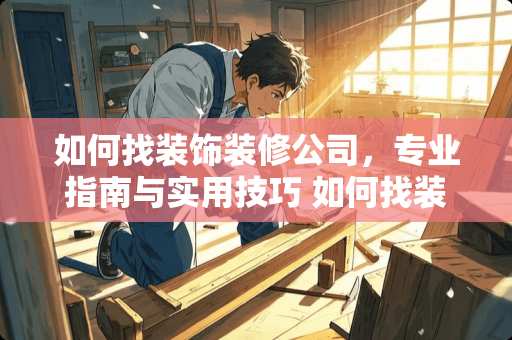 如何找装饰装修公司，专业指南与实用技巧 如何找装饰装修公司