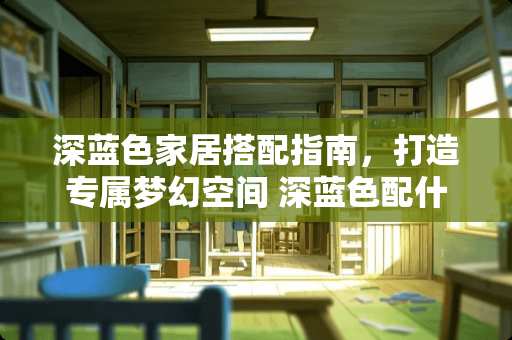 深蓝色家居搭配指南，打造专属梦幻空间 深蓝色配什么家具