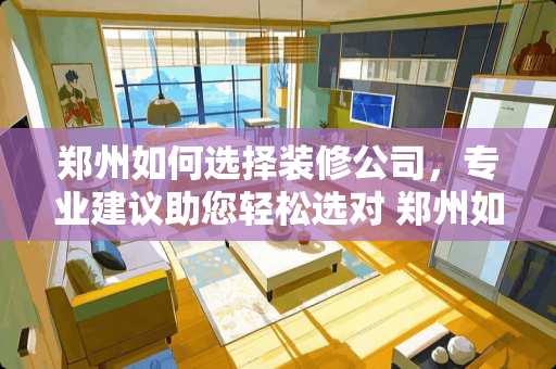 郑州如何选择装修公司,专业建议助您轻松选对 郑州如何选择装修公司 郑州如何选择装修公司,专业建议助您轻松选对 郑州如何选择装修公司