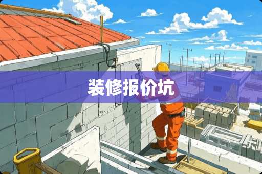 装修报价坑