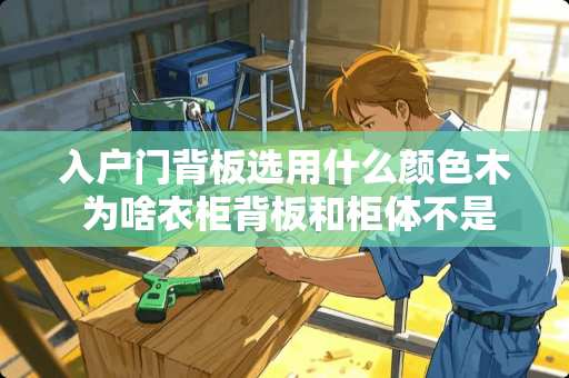 入户门背板选用什么颜色木 为啥衣柜背板和柜体不是一个颜色