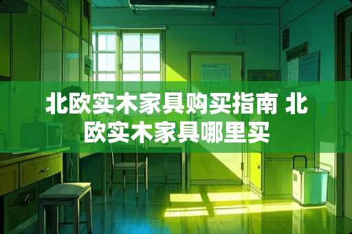 北欧实木家具购买指南 北欧实木家具哪里买