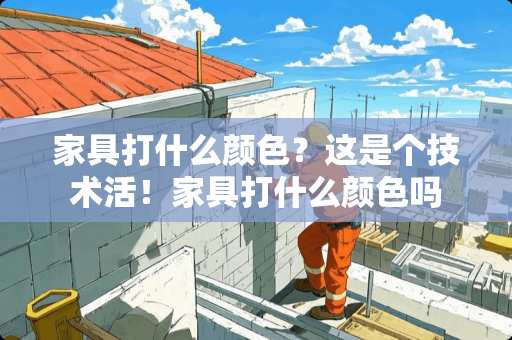 家具打什么颜色？这是个技术活！家具打什么颜色吗