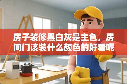 房子装修黑白灰是主色，房间门该装什么颜色的好看呢 卧室门怎么装修实景