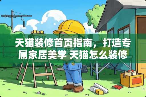 天猫装修首页指南，打造专属家居美学 天猫怎么装修首页