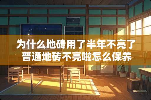 为什么地砖用了半年不亮了 普通地砖不亮啦怎么保养