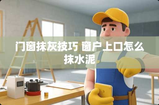 门窗抹灰技巧 窗户上口怎么抹水泥