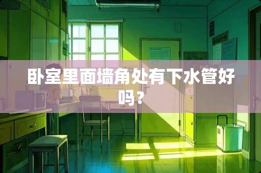 卧室里面墙角处有下水管好吗？