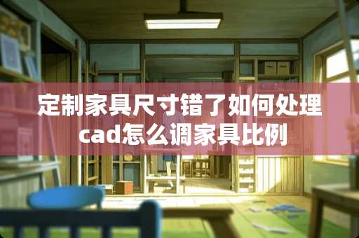 定制家具尺寸错了如何处理 cad怎么调家具比例
