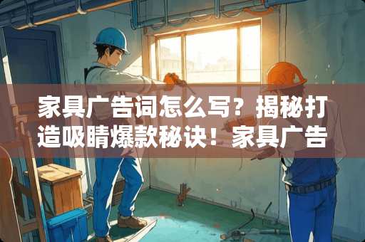 家具广告词怎么写？揭秘打造吸睛爆款秘诀！家具广告词怎么写