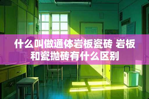 什么叫做通体岩板瓷砖 岩板和瓷抛砖有什么区别
