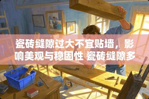 瓷砖缝隙过大不宜贴墙，影响美观与稳固性 瓷砖缝隙多少不能贴墙