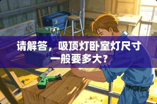 请解答，吸顶灯卧室灯尺寸一般要多大？