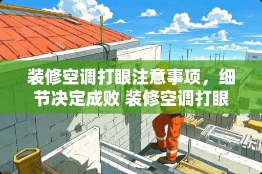 装修空调打眼注意事项，细节决定成败 装修空调打眼注意事项