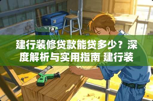 建行装修贷款能贷多少?深度解析与实用指南 建行装修贷款能贷多少 建行装修贷款能贷多少?深度解析与实用指南 建行装修贷款能贷多少