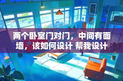 两个卧室门对门，中间有面墙，该如何设计 帮我设计下怎么装修，入户门正对着主卧室，想改一下，怎么改好