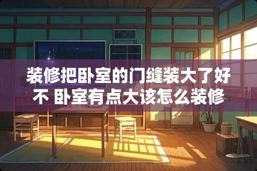 装修把卧室的门缝装大了好不 卧室有点大该怎么装修