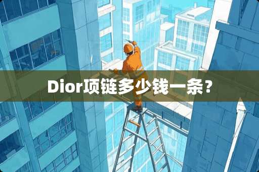 Dior项链多少钱一条？