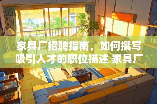 家具厂招聘指南，如何撰写吸引人才的职位描述 家具厂招聘怎么写