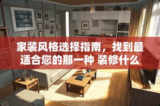 家装风格选择指南，找到最适合您的那一种 装修什么样的风格好呢