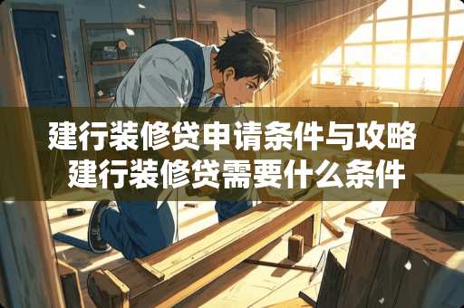 建行装修贷申请条件与攻略 建行装修贷需要什么条件