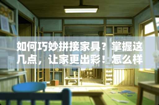 如何巧妙拼接家具？掌握这几点，让家更出彩！怎么样拼家具